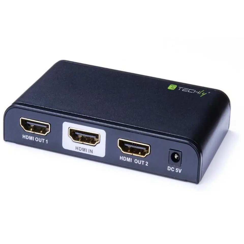 Techly IDATA HDMI2-4K2 video splitter HDMI 2x HDMI at Wasserman.eu