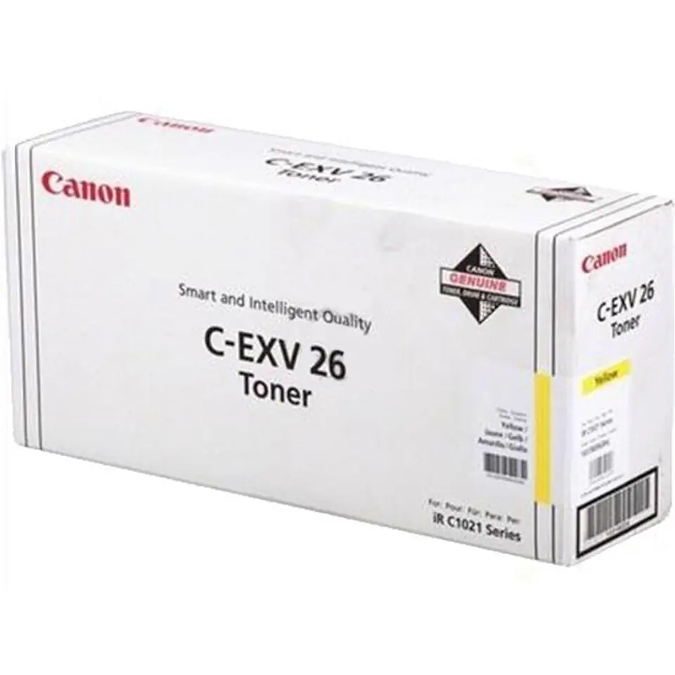 ⁨Canon Toner C-EXV26 (1657B006) Yellow, Wydajność 6000 stron.⁩ w sklepie Wasserman.eu