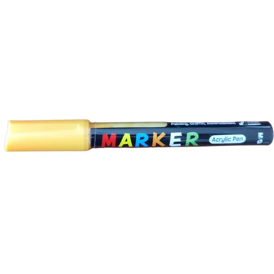⁨Marker akrylowy 1-2mm jasnożółty MG APL404-15⁩ w sklepie Wasserman.eu