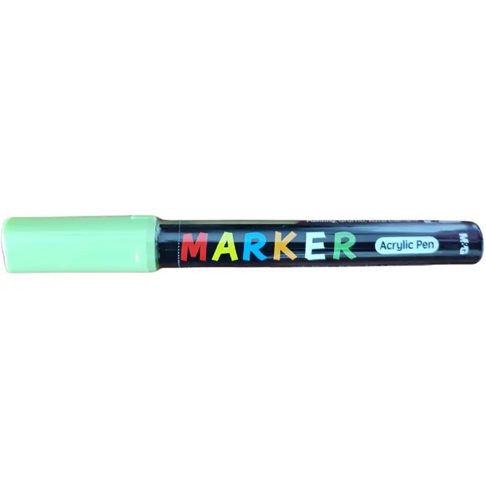 ⁨Marker akrylowy 1-2mm zielony żółtawy MG APL503-51⁩ w sklepie Wasserman.eu