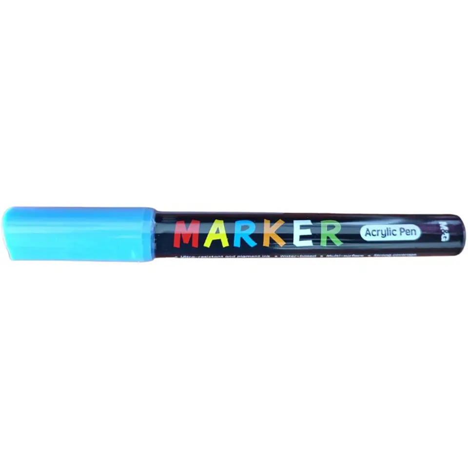 ⁨Marker akrylowy 1-2mm lazurowy MG APL603-34⁩ w sklepie Wasserman.eu