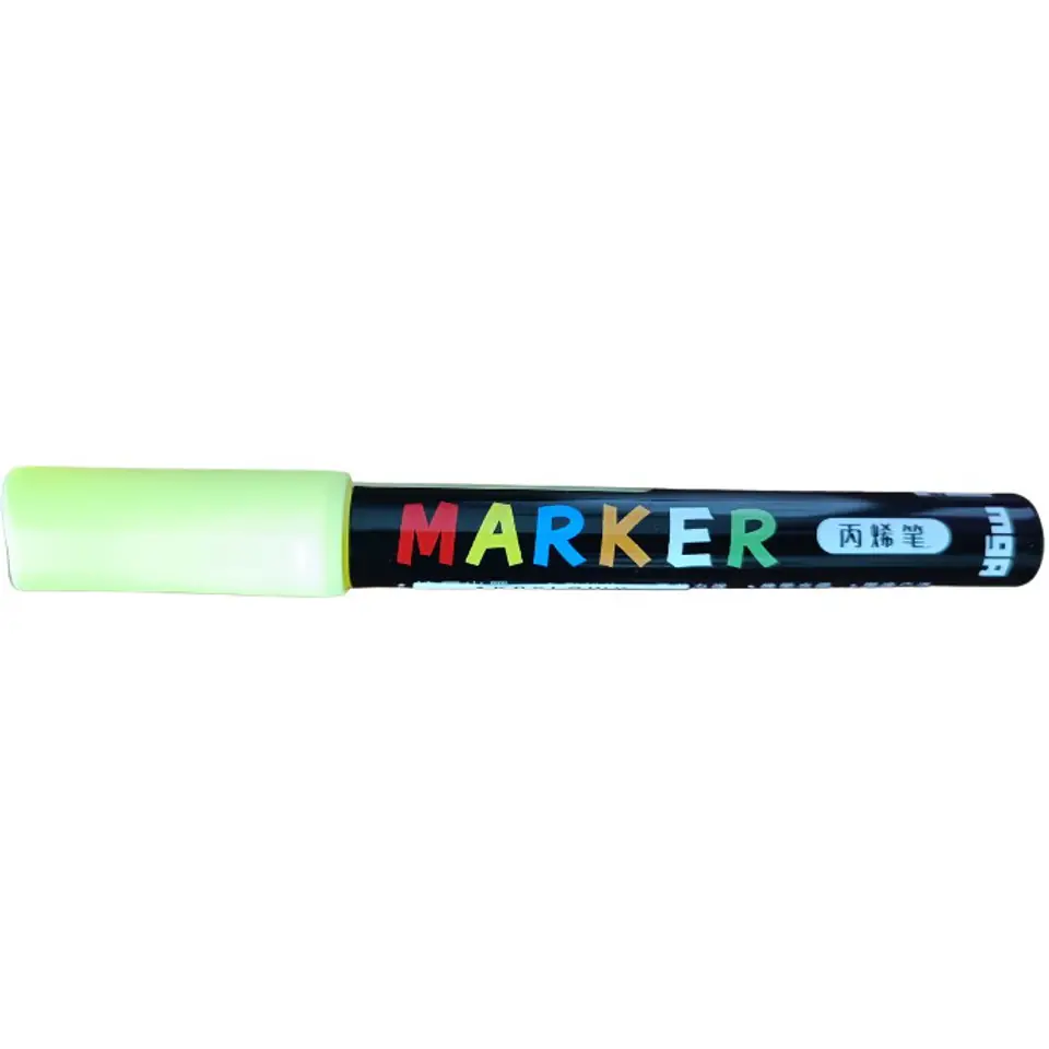 ⁨Marker akrylowy 1-2mm żółty neon MG ZPLN6570-101⁩ w sklepie Wasserman.eu