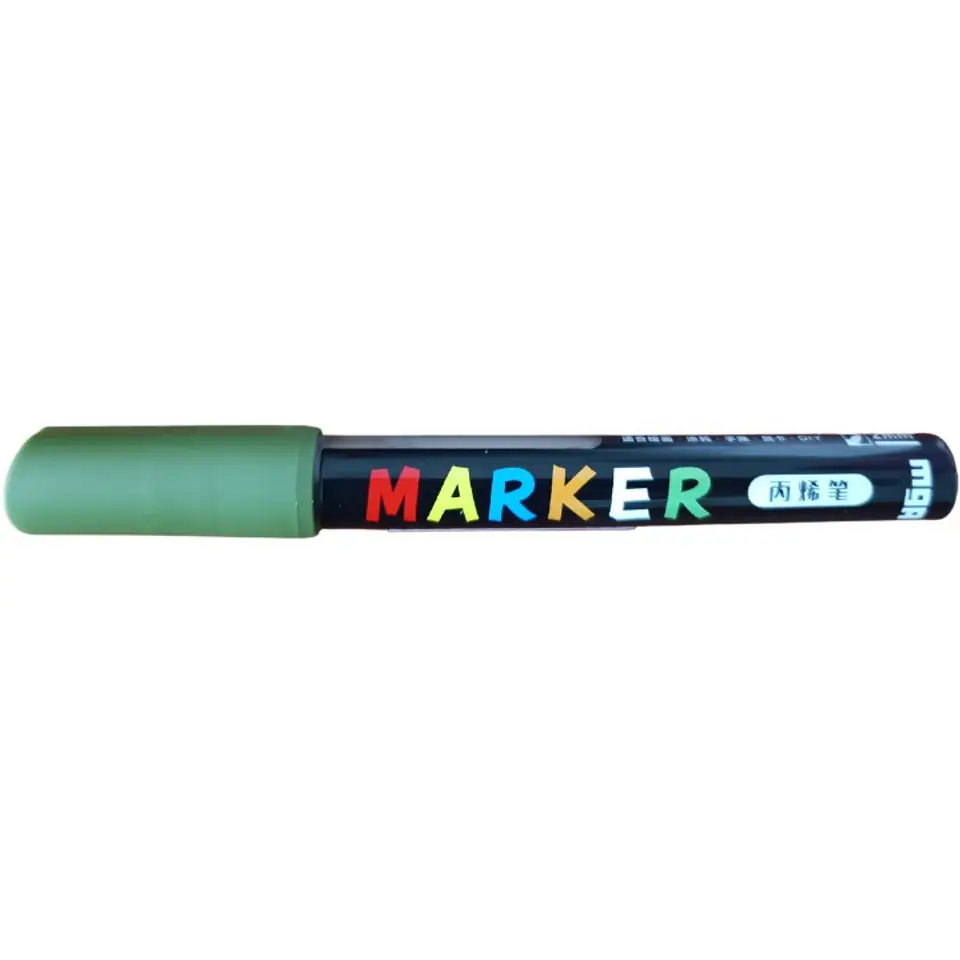 ⁨Marker akrylowy 1-2 mm zielony oliwkowy MG ZPLN6570-56⁩ w sklepie Wasserman.eu