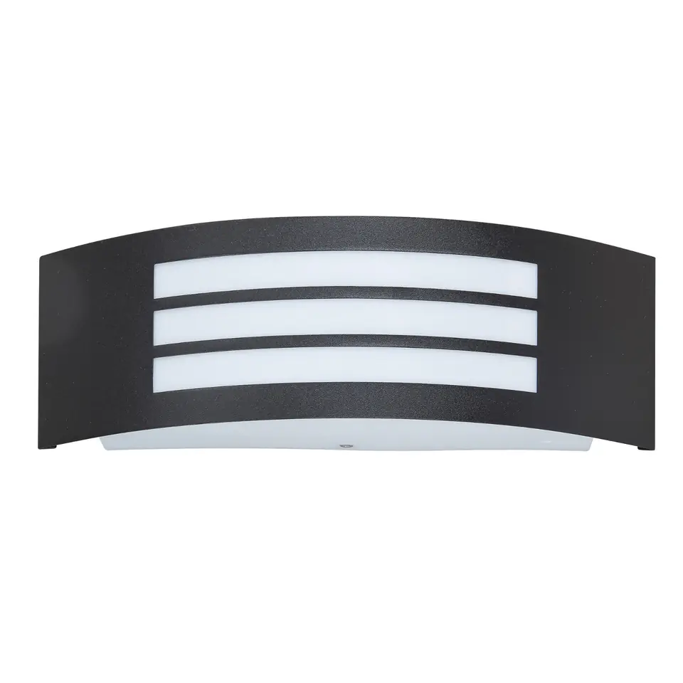 ⁨Lampa ścienna zewnętrzna Roma czarny mat E27 14W IP44 8409⁩ w sklepie Wasserman.eu