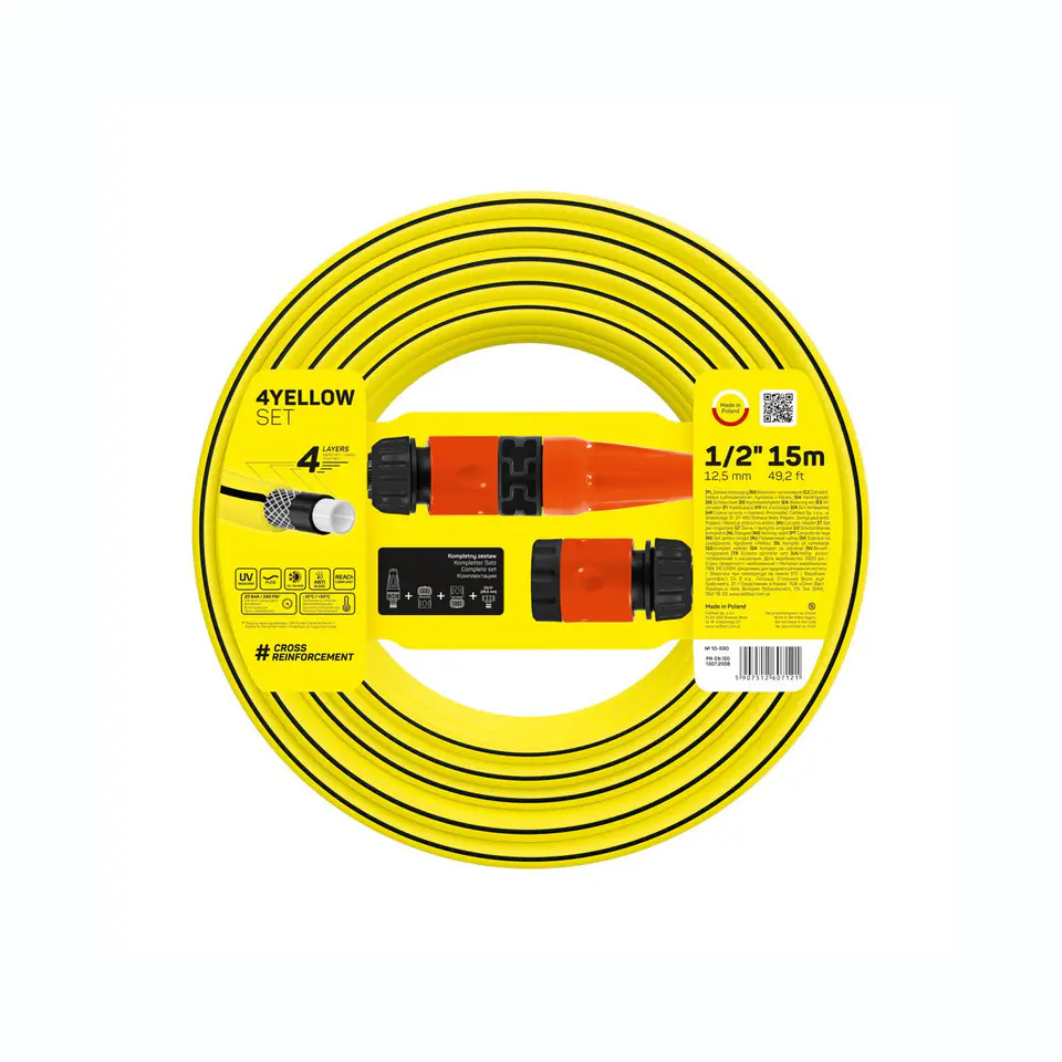 ⁨Zestaw zraszający 4YELLOW 1/2" 15 m⁩ w sklepie Wasserman.eu