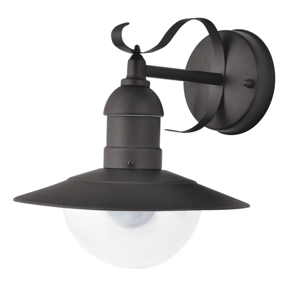 ⁨Lampa zewn. Oslo czarny mat ceiling E27 60W IP44  8680⁩ w sklepie Wasserman.eu