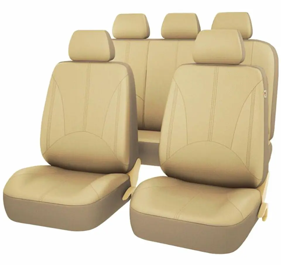 ⁨AG338F Seat covers eco leather beige⁩ at Wasserman.eu