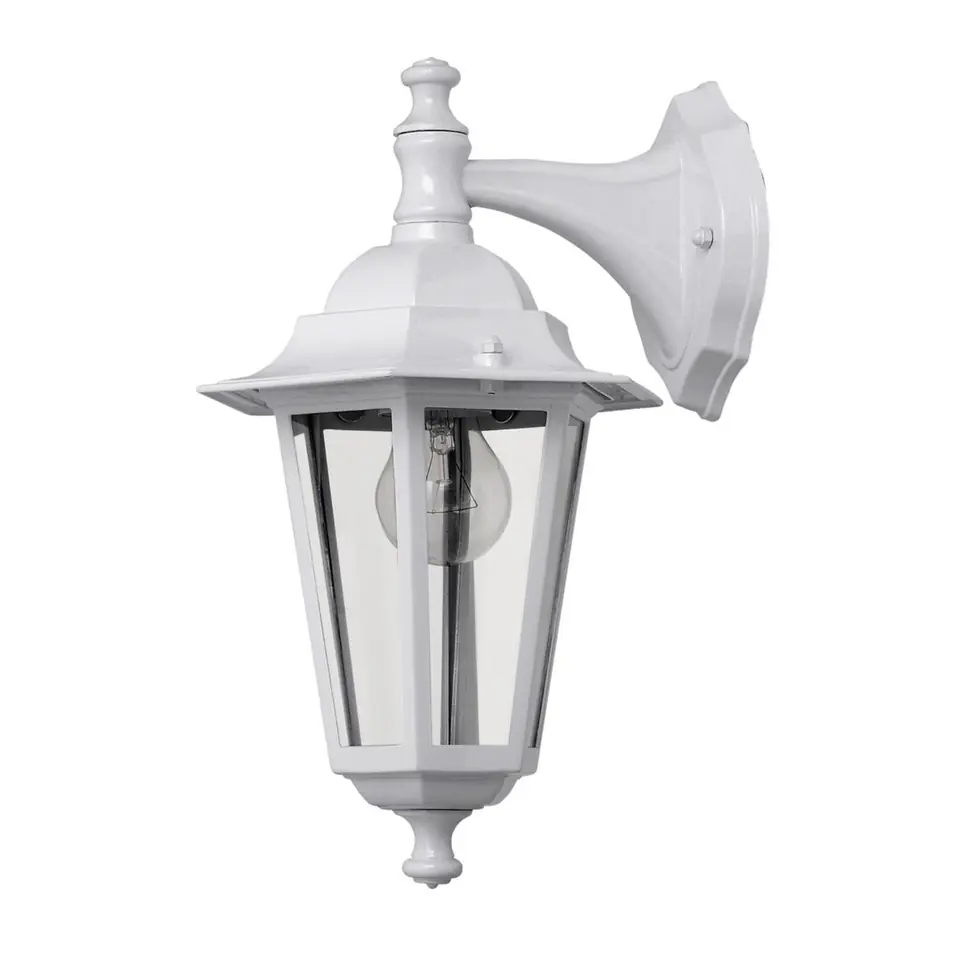 ⁨Lampa zewnętrzna Velence biała E27 60W IP43 8201⁩ w sklepie Wasserman.eu