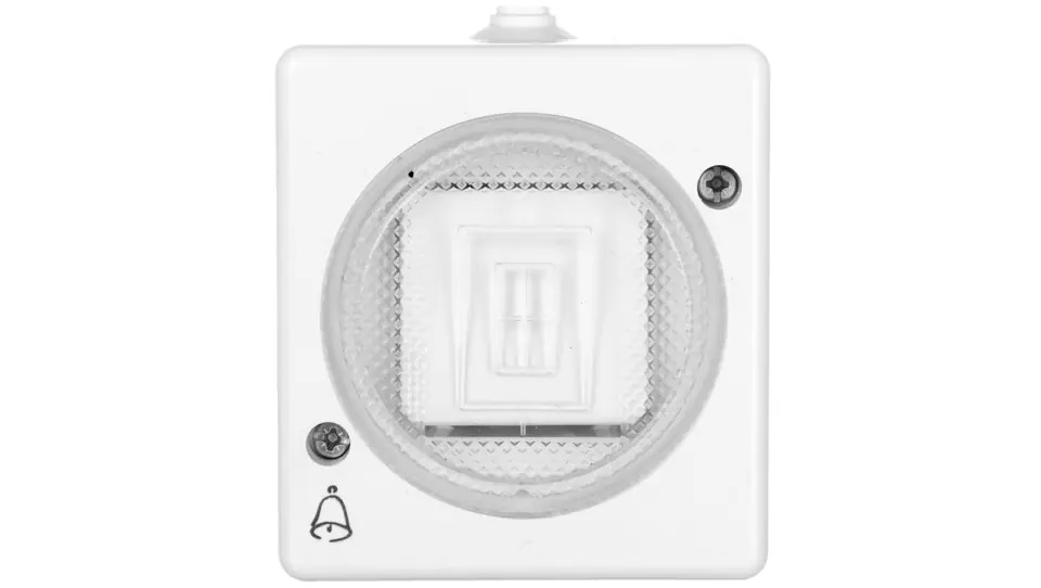 ⁨TROL Hermetic button /bell/ IP44 white 100404⁩ at Wasserman.eu