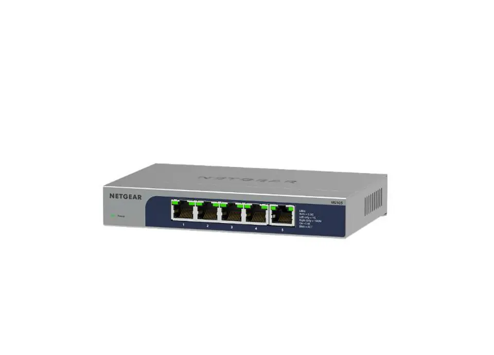 ⁨Przełącznik NETGEAR MS105 MS105-100EUS (5x Ethernet )⁩ w sklepie Wasserman.eu