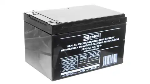 ⁨Akumulator ołowiowy AGM 12V 12Ah F6,3 B9656⁩ w sklepie Wasserman.eu