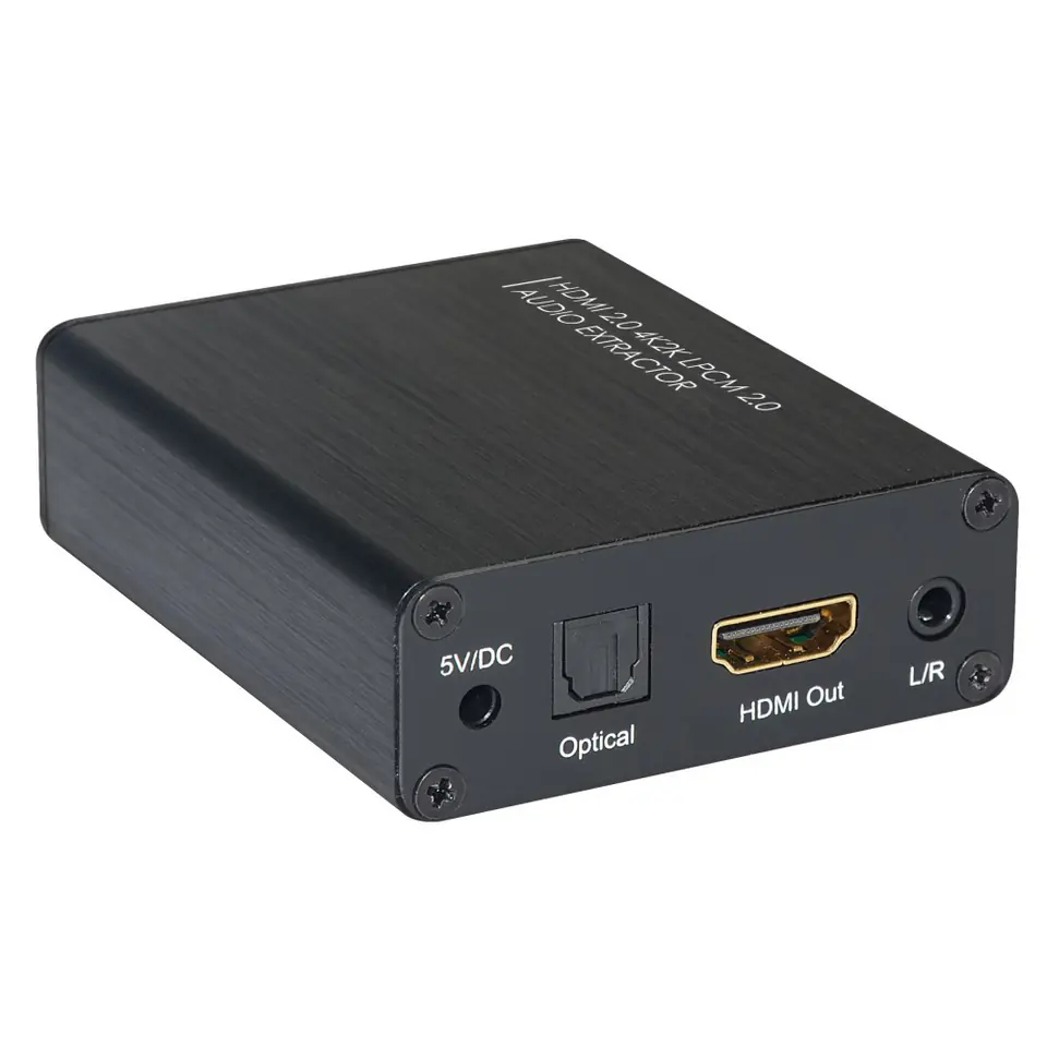 ⁨5.1CH Toslink/Analog 3.5mm 2CH Audio Extractor with HDMI 4K⁩ at Wasserman.eu