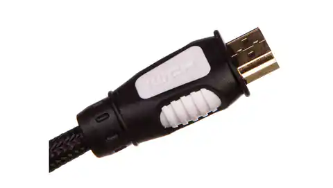 ⁨HDMI Highspeed with Ethernet cable 1,5m NYLON ECO SL0301⁩ at Wasserman.eu