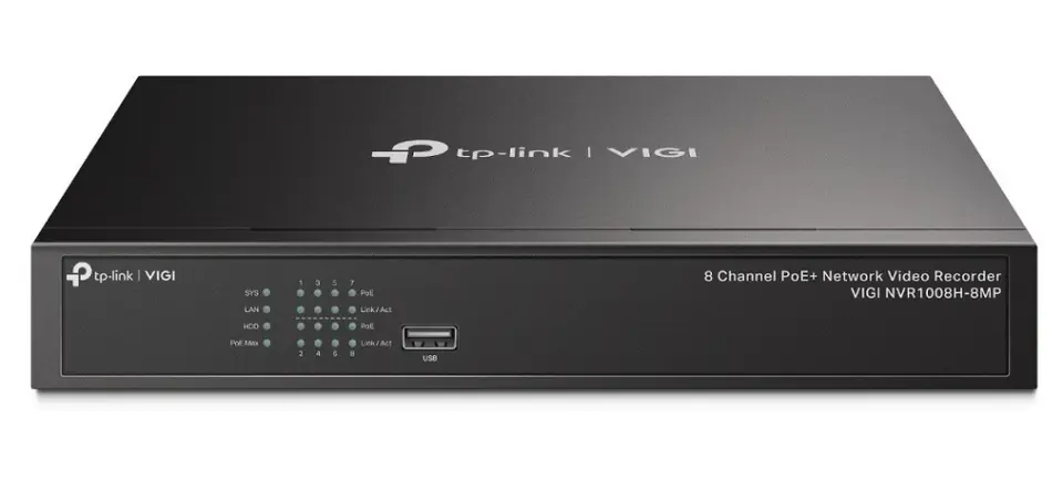 ⁨TP-Link VIGI 8 Channel PoE+ Network Video Recorder⁩ at Wasserman.eu