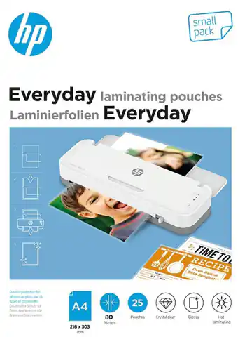 ⁨HP Everyday lamination film A4 25 pc(s)⁩ at Wasserman.eu