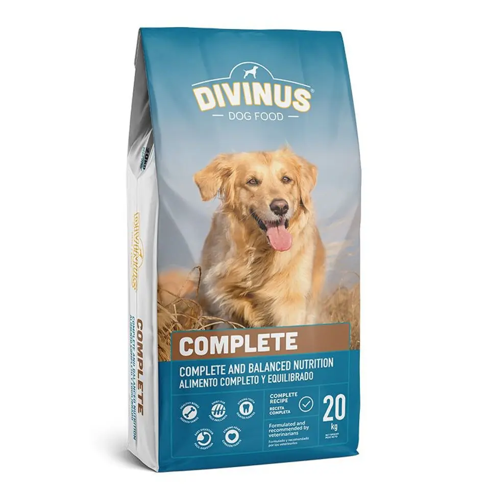 ⁨Divinus Complete witaminy i minerały - sucha karma dla psa - 20 kg⁩ w sklepie Wasserman.eu