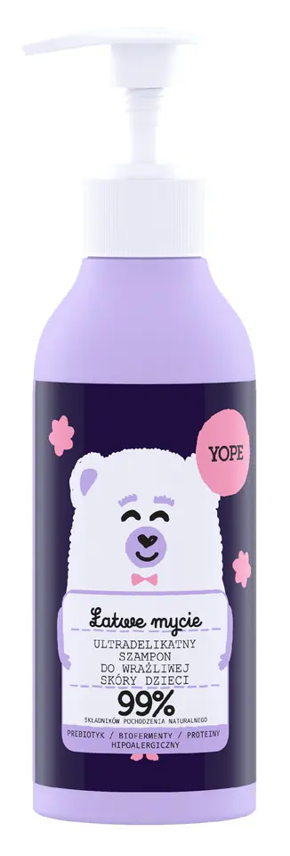 ⁨YOPE Kids Ultradelikatny Szampon do wrażliwej skóry dzieci 300ml⁩ w sklepie Wasserman.eu