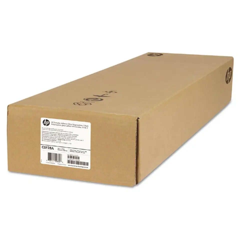 ⁨HP 914/22.9/Everyday adhesive Gloss Polypropylene, połysk, 36", 2-pack, C0F28A, 120 g/m2, folia, 914mmx22.9m, przezroczysta, do dr⁩ w sklepie Wasserman.eu