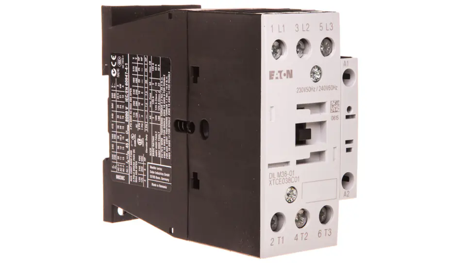 ⁨Power contactor 38A 3P 230V AC 0Z 1R DILM38-01(230V50HZ,240V60HZ) 112456⁩ at Wasserman.eu