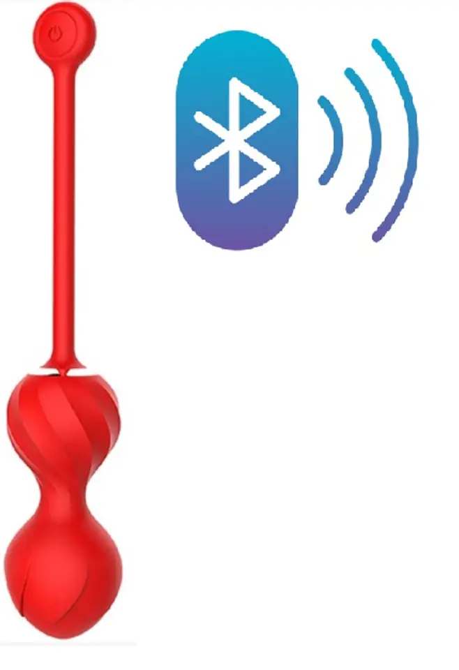 ⁨KULKI VAGINAL BALLS REDDISH BLUETOOTH 22 CM GUILTY TOYS⁩ w sklepie Wasserman.eu