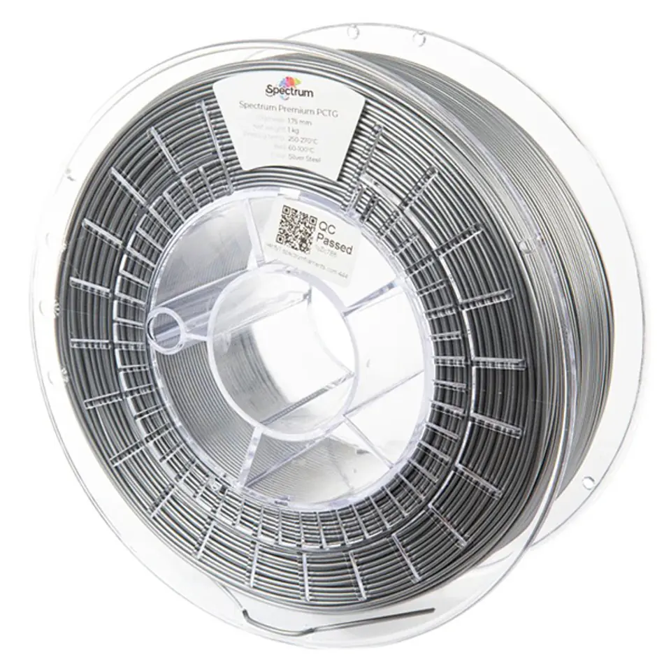 ⁨Spectrum Filament Premium PCTG 1000g, silver steel⁩ w sklepie Wasserman.eu