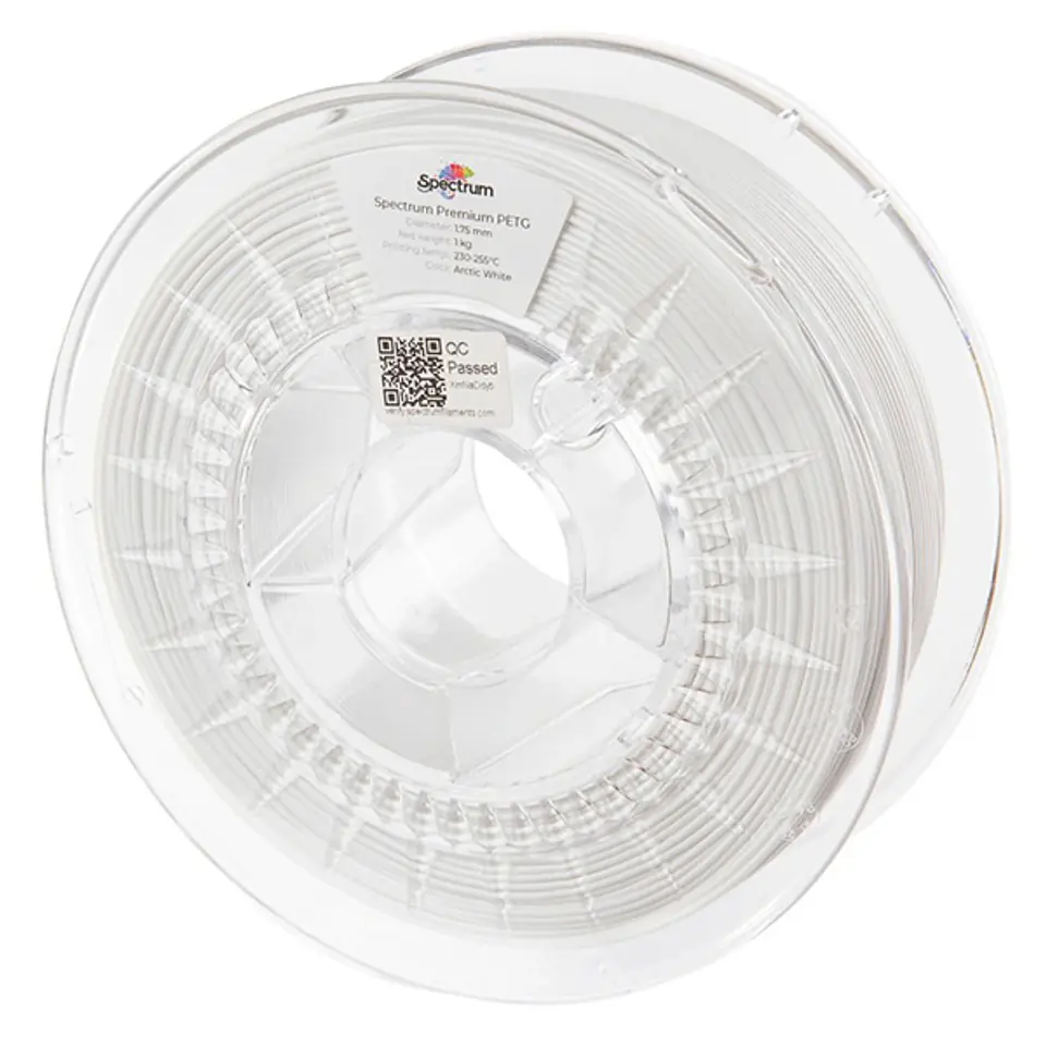 ⁨Spectrum Filament Premium PET-G 2000g, arctic white⁩ w sklepie Wasserman.eu