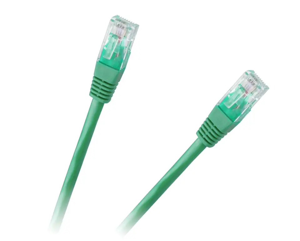 ⁨KPO2778D-1.0 Patchcord UTP cable 8c plug-plug 1.0m CCA green cat.6e⁩ at Wasserman.eu