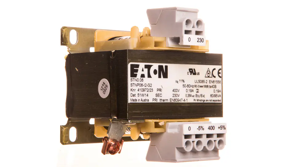 1-phase transformer 60VA 400/230V STN0,06(400/230) 204936 at Wasserman.eu