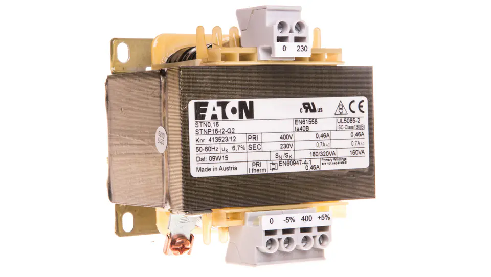 1-phase transformer 160VA 400/230V STN0,16(400/230) 204948 at Wasserman.eu