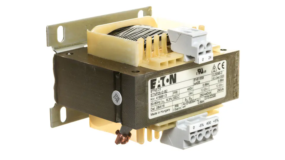 1-phase transformer 250VA 400/24V STN0,25(400/24) 221509 at Wasserman.eu