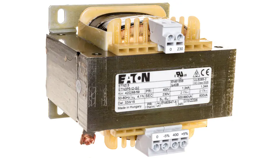 1-phase transformer 500VA 400/230V STN0,5(400/230) 204986 at Wasserman.eu