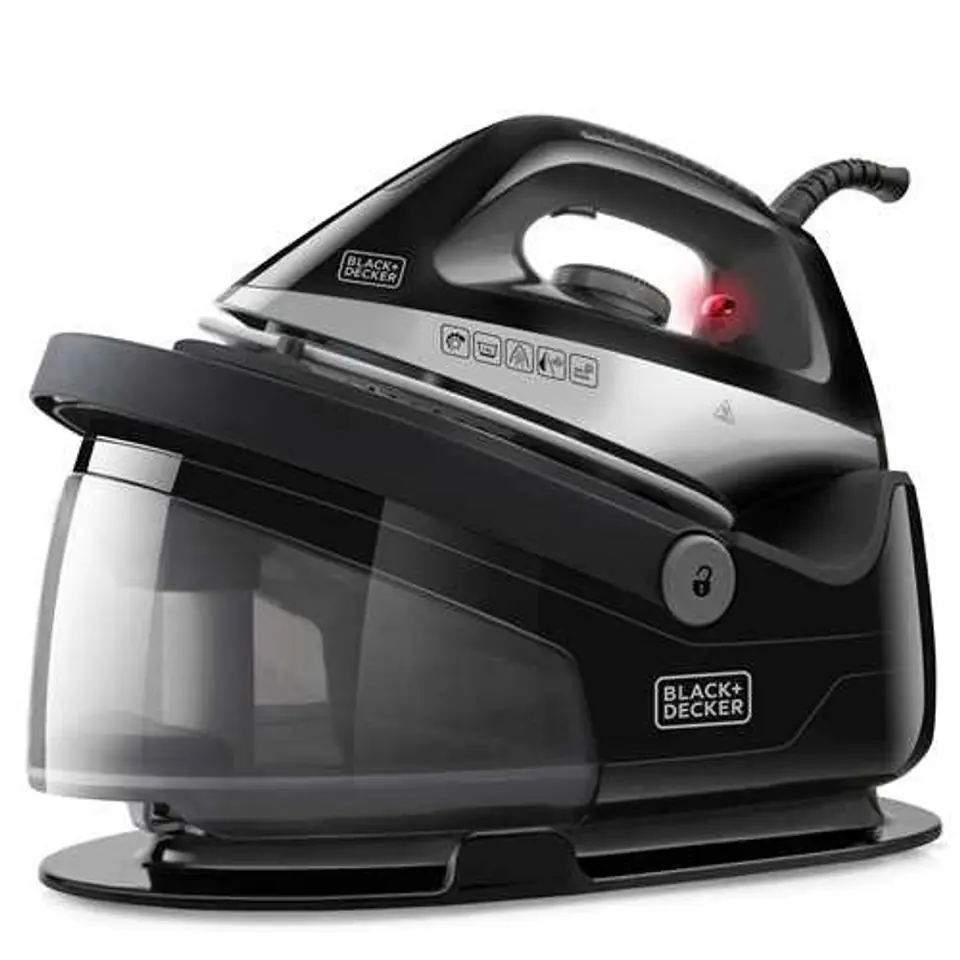 ⁨Black & Decker BXSS2200E Trocken- & Dampfbügeleisen 2200 W Schwarz⁩ im Wasserman.eu