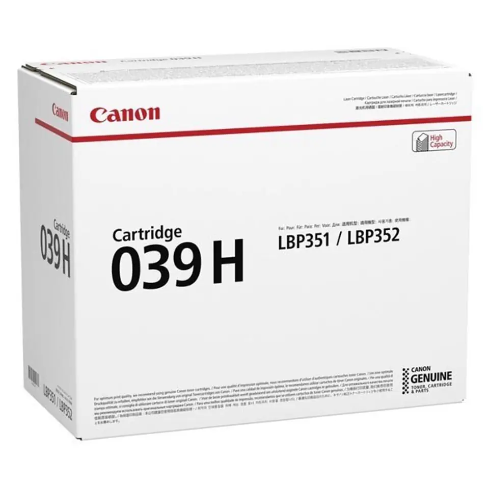 ⁨Canon Toner  CRG-039H 0288C002  Black⁩ w sklepie Wasserman.eu