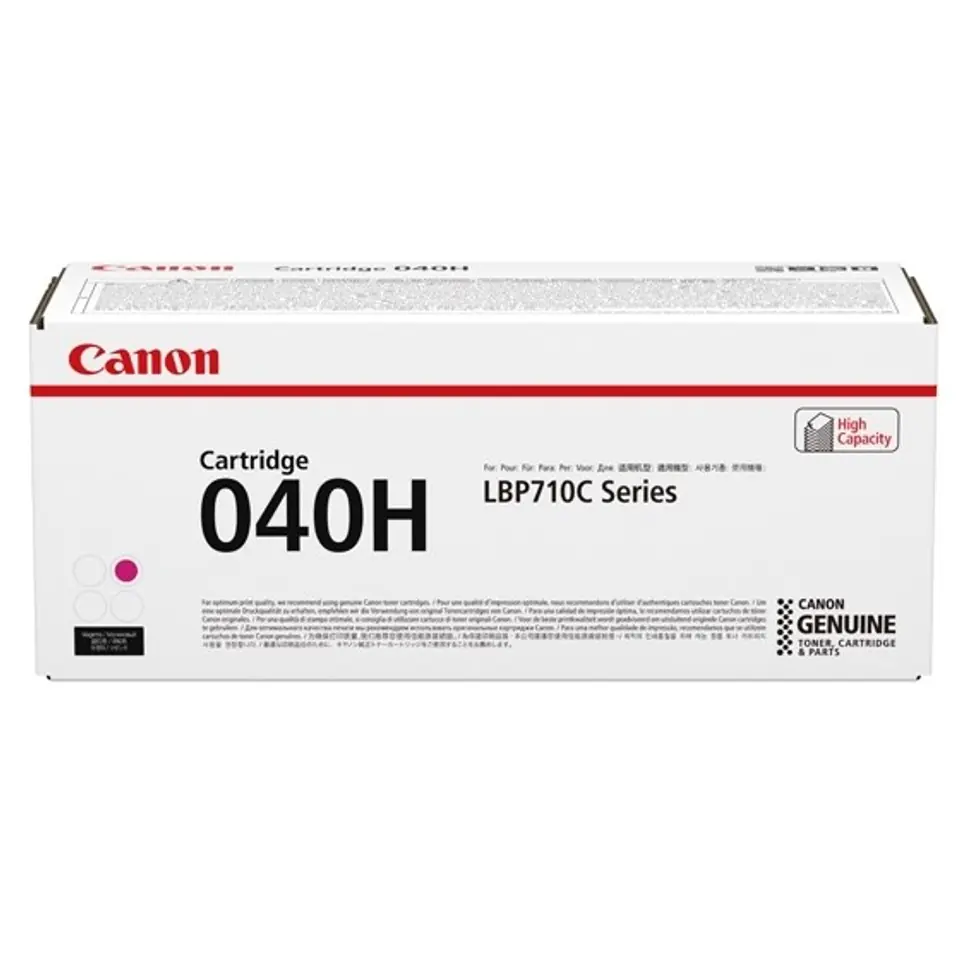 ⁨Canon Toner CRG-040H 0457C002 Magenta 10000 stron⁩ w sklepie Wasserman.eu
