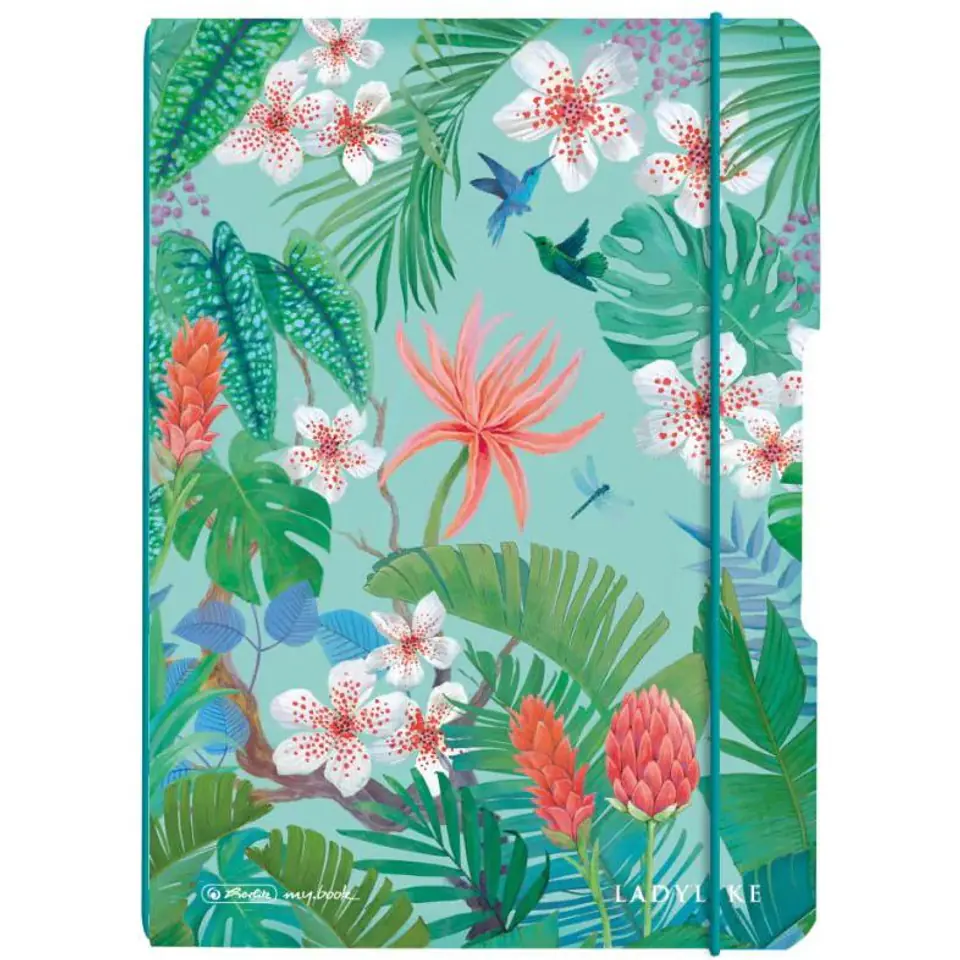 ⁨Notatnik Flex A5 40 kartek w kropki Notes Ladylike Jungle 50044283 HERLITZ⁩ w sklepie Wasserman.eu