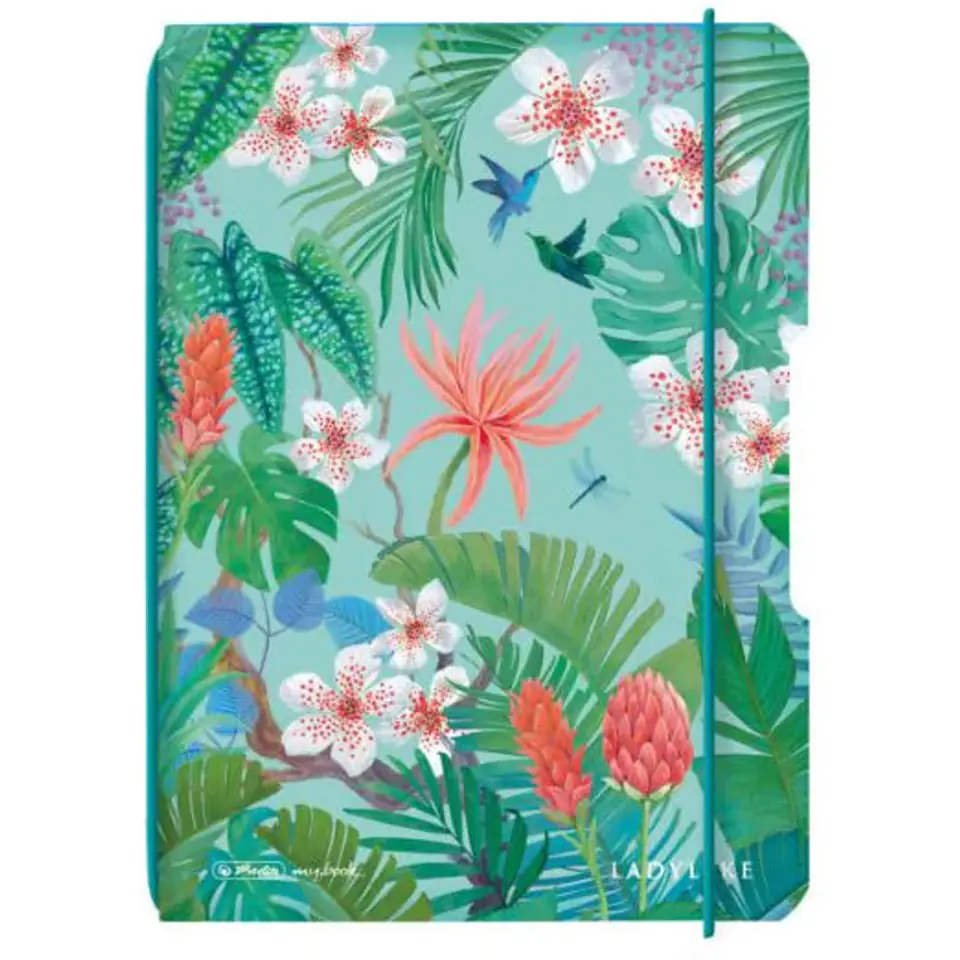 ⁨Notatnik Flex A6 40 kartek w kropki Notes Ladylike Jungle 50044306 HERLITZ⁩ w sklepie Wasserman.eu