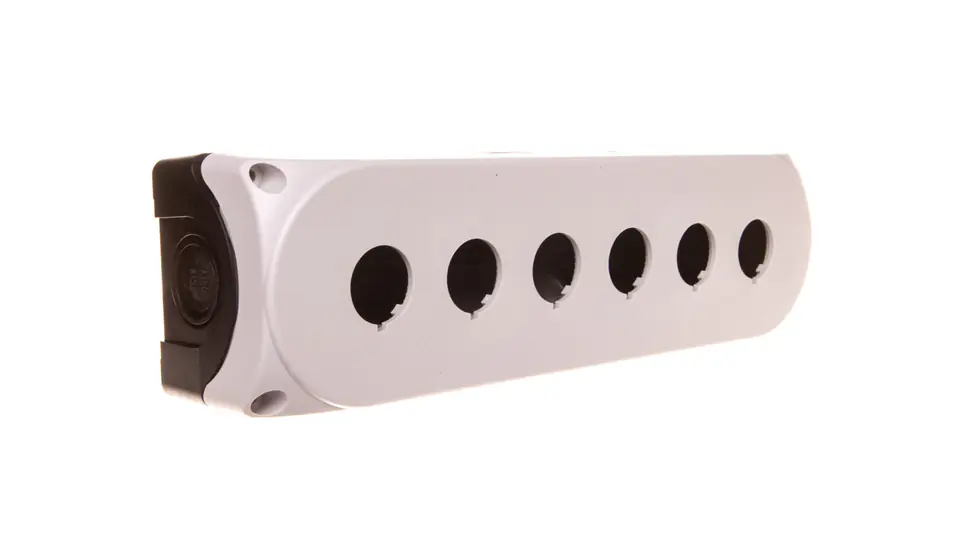 ⁨Cassette housing 6-hole 22mm white IP67 LPZP6A8⁩ at Wasserman.eu