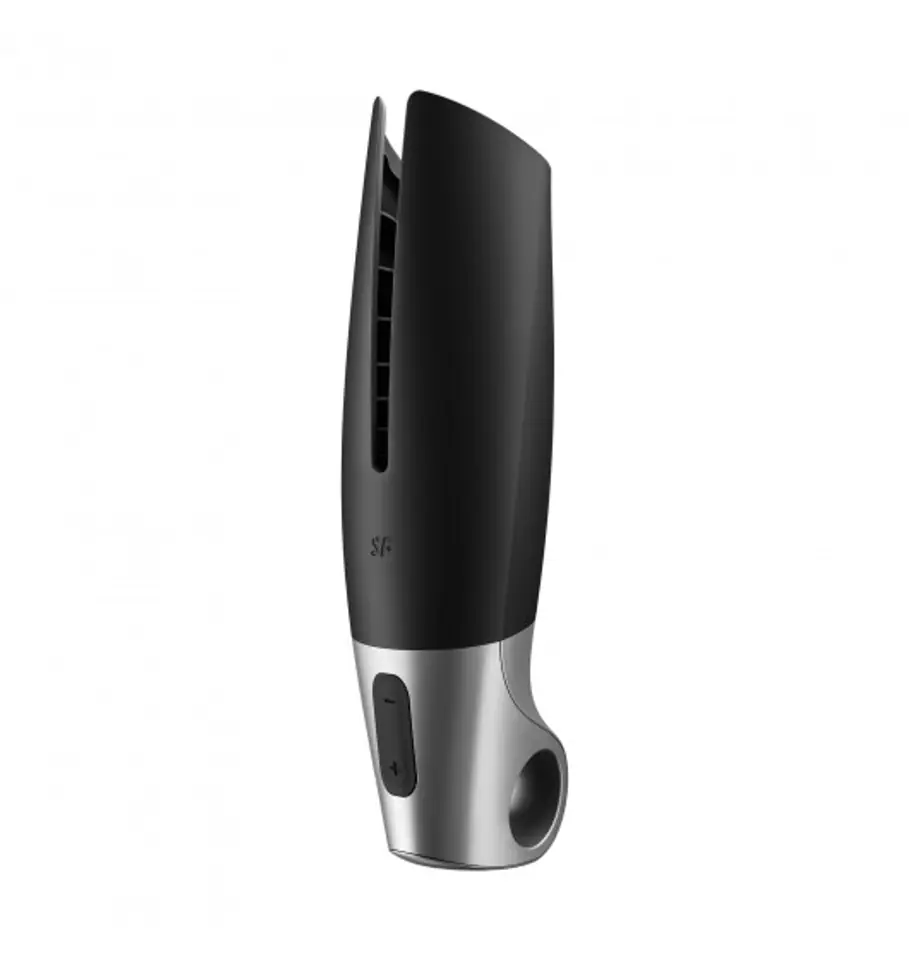 ⁨Satisfyer Power Masturbator black silver⁩ at Wasserman.eu