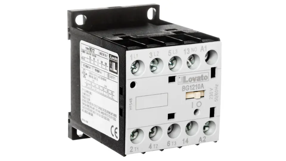 ⁨Power Contactor 12A 3P 230V AC 1Z 0R BG12.10A 11BG1210A230⁩ at Wasserman.eu