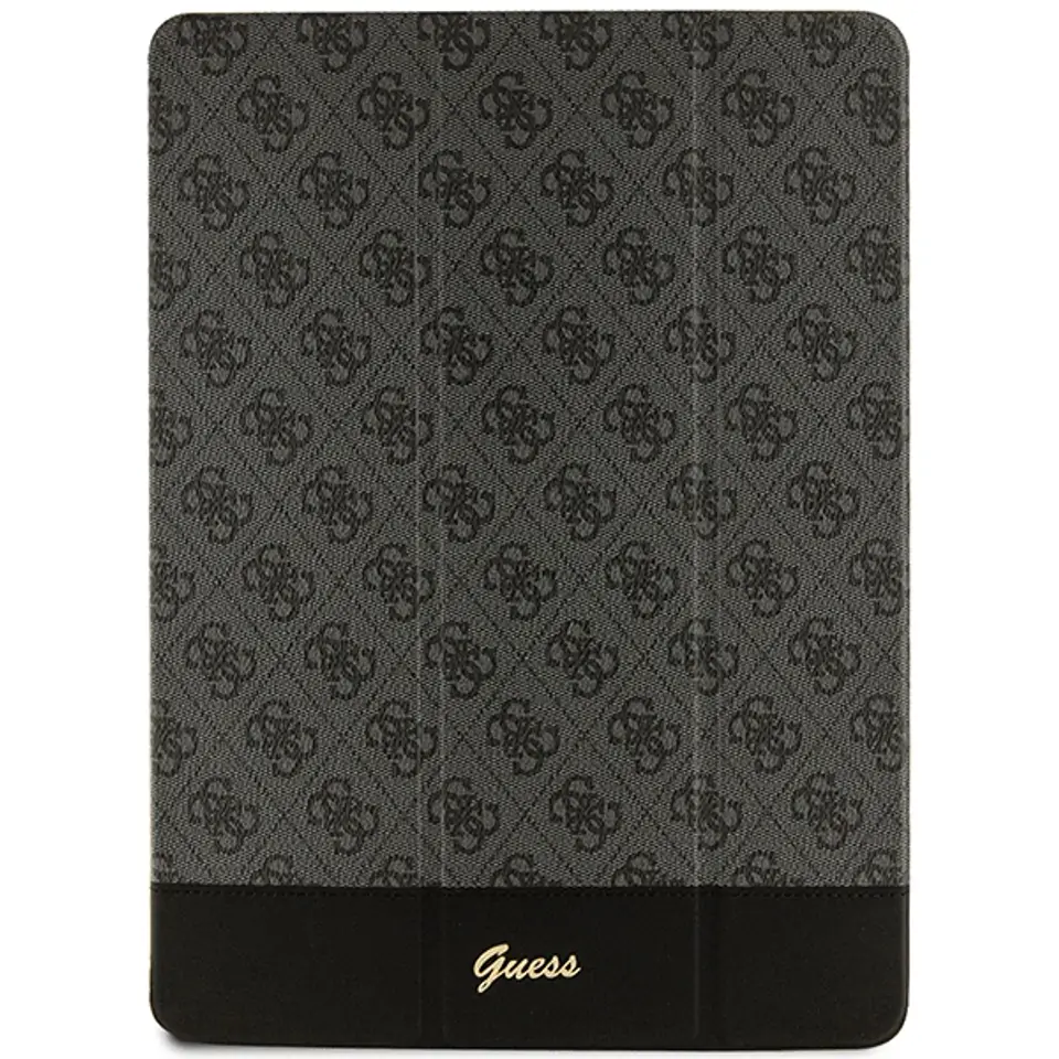 ⁨Guess GUFCP12PS4SGK iPad Pro 12.9" czarny/black 4G Stripe Allover⁩ w sklepie Wasserman.eu