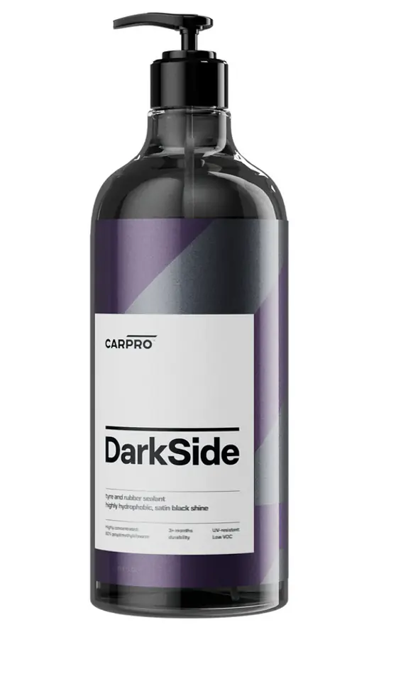 ⁨CarPro DarkSide 1L - satynowy dressing do opon i gumy⁩ w sklepie Wasserman.eu