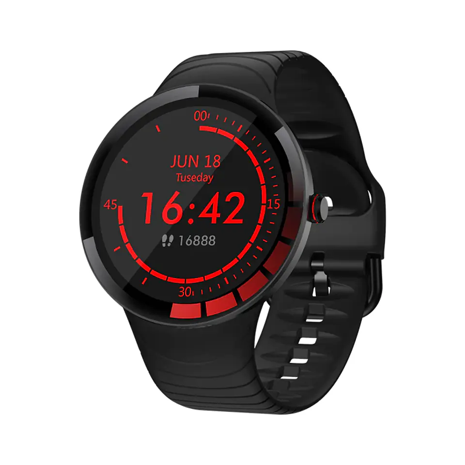 ⁨Smartwatch Kumi GT2 czarny⁩ w sklepie Wasserman.eu