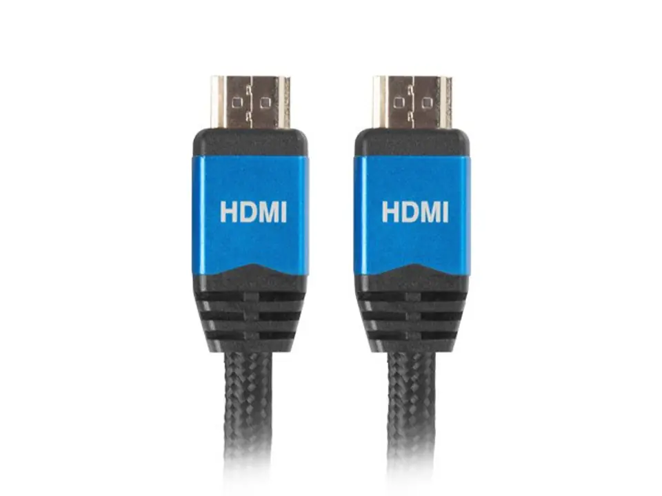 ⁨Lanberg CA-HDMI-20CU-0018-BL HDMI cable 1 m HDMI Type A (Standard) Black⁩ at Wasserman.eu