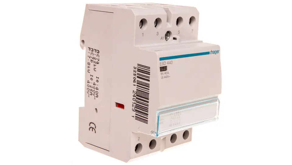 ⁨Modular contactor 40A 4Z 0R 24V AC ESD440⁩ at Wasserman.eu