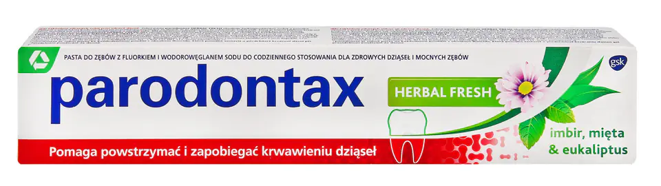 GSK PARODONTAX Pasta Herbal Fresh 75ml& w sklepie Wasserman.eu