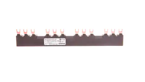 ⁨Szyna łączeniowa 3P widełkowa (12 mod.) do 4 wyłączników 3RV1915-2CB⁩ w sklepie Wasserman.eu