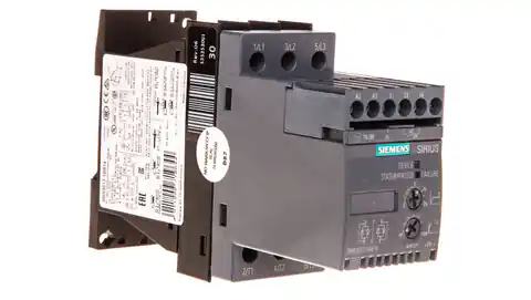 ⁨Softstart 3-fazowy 200-480VAC 12,5A 5,5kW/400V Uc=110-230V AC/DC S00 3RW3017-1BB14⁩ w sklepie Wasserman.eu