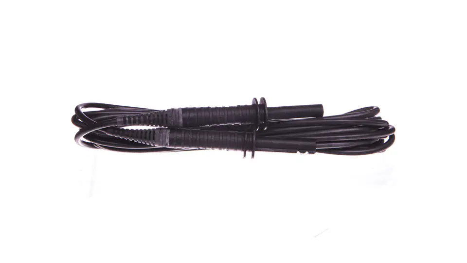 Przewód pomiarowy 5m czarny ekranowany 5kV /wtyki bananowe/ WAPRZ005BLBBE5K w sklepie Wasserman.eu