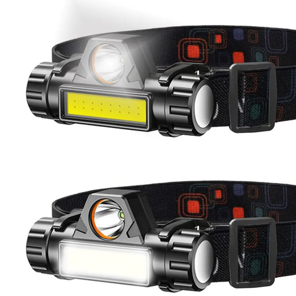 ⁨Latarka czołowa LED USB L18371⁩ w sklepie Wasserman.eu