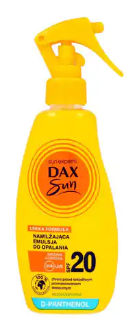 ⁨Dax Sun Emulsja SPF20 do opalania w sprayu⁩ w sklepie Wasserman.eu